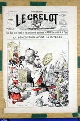Couverture de "Le Grelot", numéro 905, Satirique en couleurs