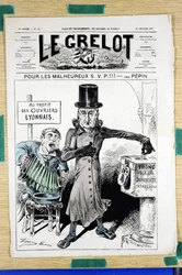 Couverture de "Le Grelot", numéro 307, Satirique en couleurs