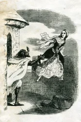 Illustration pour Ivanhoé (eau-forte)