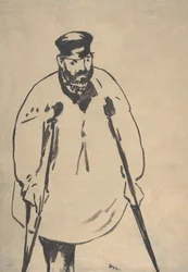 Un Homme avec des Béquilles, 1878