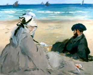 À la plage, 1873