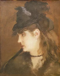 Berthe Morisot au chapeau noir