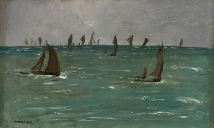 Bateaux à Berck-sur-Mer, 1873
