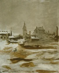 Effet de neige à Petit-Montrouge, 1870