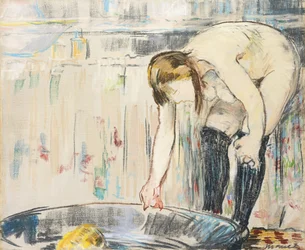 Femme au tub