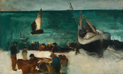 Bateaux de pêche et pêcheurs, 1873