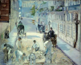 Les paveurs Rue Mosnier