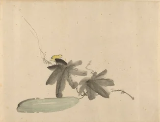 Manet - Concombre avec feuilles, vers 1880