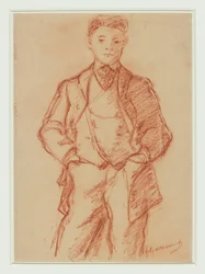 Manet - Portrait de Léon Koëlla-Leenhoff, vers 1868