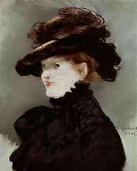 Méry Laurent au chapeau noir, 1882.