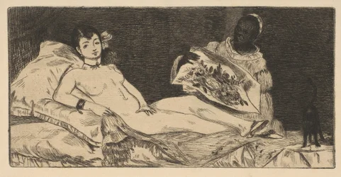 Olympia petite assiette, 1867