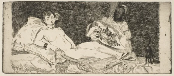Olympia petite assiette, 1867