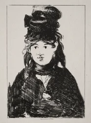 Portrait de Berthe Morisot, 1872