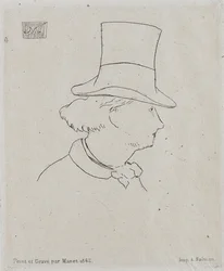 Portrait de Charles Baudelaire 1821-1867