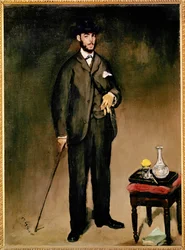 Portrait de Théodore Duret ... (peinture sur toile)