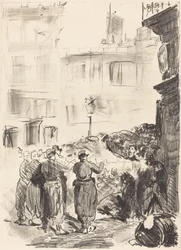 La Barricade, 1871