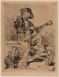 Le Guitariste, 1861