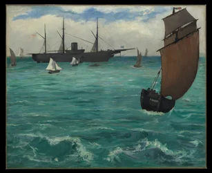 Le « Kearsarge » à Boulogne
