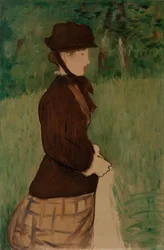 Jeune femme dans un jardin, 1879