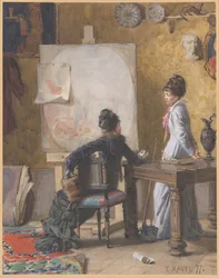 Adéle de Saussure et Marie-Louise Ravel, épouse de l