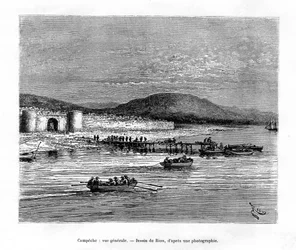 Campeche, Yucatán, Mexique, 19ème siècle