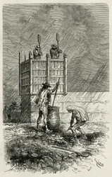 Le tapial, ancienne technique de construction de murs en terre à l
