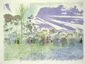 À travers les champs, 1898-1899
