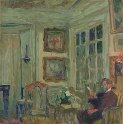 Arthur Fontaine lisant