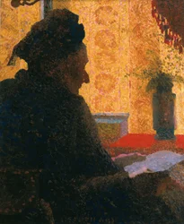 Grand-mère Michaud vue à contre-jour, 1890