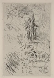 Petits croquis sur la place