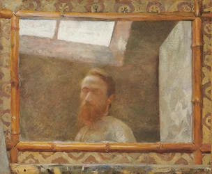 Autoportrait au miroir de bambou, c.1890