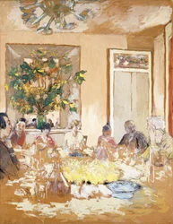 La salle à manger au château de Clayes
