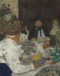 Le Déjeuner, vers 1895