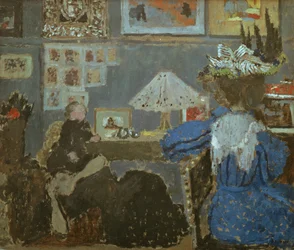 La femme en bleu, 1890