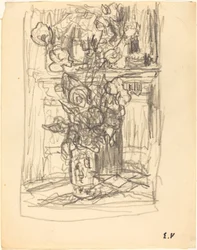 Vase de fleurs, 1900-1901