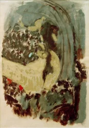 É. Vuillard, Une galerie au Gymnase