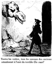 Illustration pour le roman "Le Diable amoureux" de Jacques Cazotte