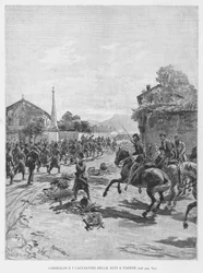 Garibaldi et les chasseurs des Alpes à Varèse