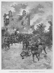 Le siège de Rome (gravure)