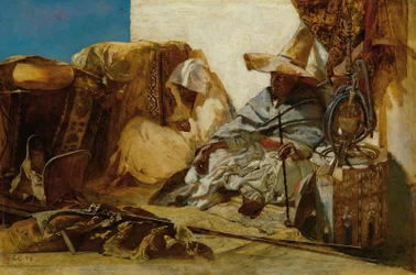 Marchand de tapis oriental