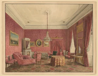 Le salon du comte Moritz von Putbus