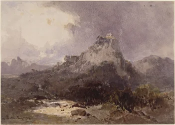 Paysage de haute montagne