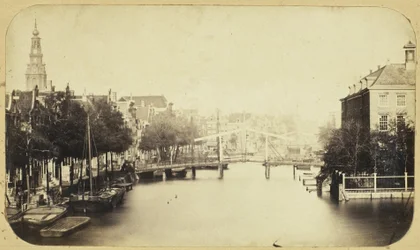 Vue de Zwanenburgwal à Amsterdam