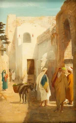 Scène de rue orientale