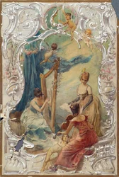 Chant (projet pour une peinture murale au Varieté Ronacher, Vienne)
