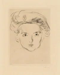 Cocotte berlinoise (tête de jeune fille)