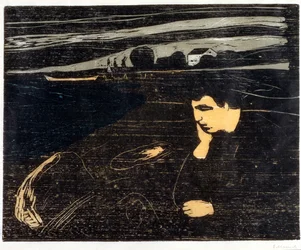 Soir, Mélancolie : Sur la plage (Abend, Melancholie am Strand)