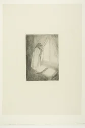 La fille à la fenêtre