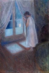 La fille à la fenêtre