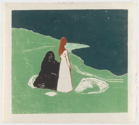 Deux femmes sur le rivage